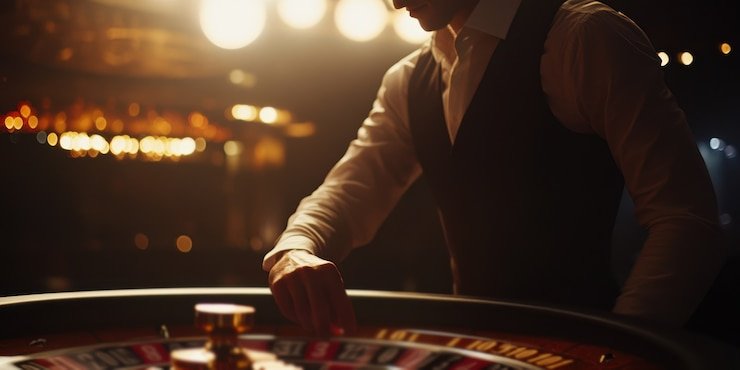 Hood vs Wolf live dealer interface showing character animation and multiplier display on no hongkong